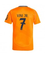 Real Madrid Vinicius Junior #7 Vieraspaita 2024-25 Lyhythihainen